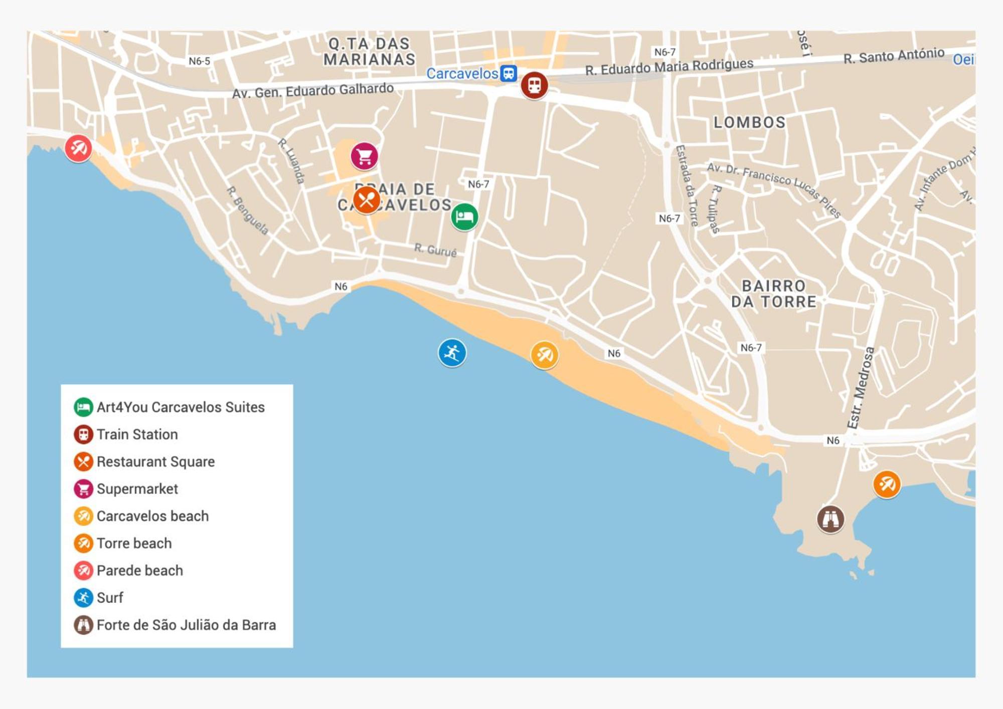Art 4 You Carcavelos Suites Екстер'єр фото